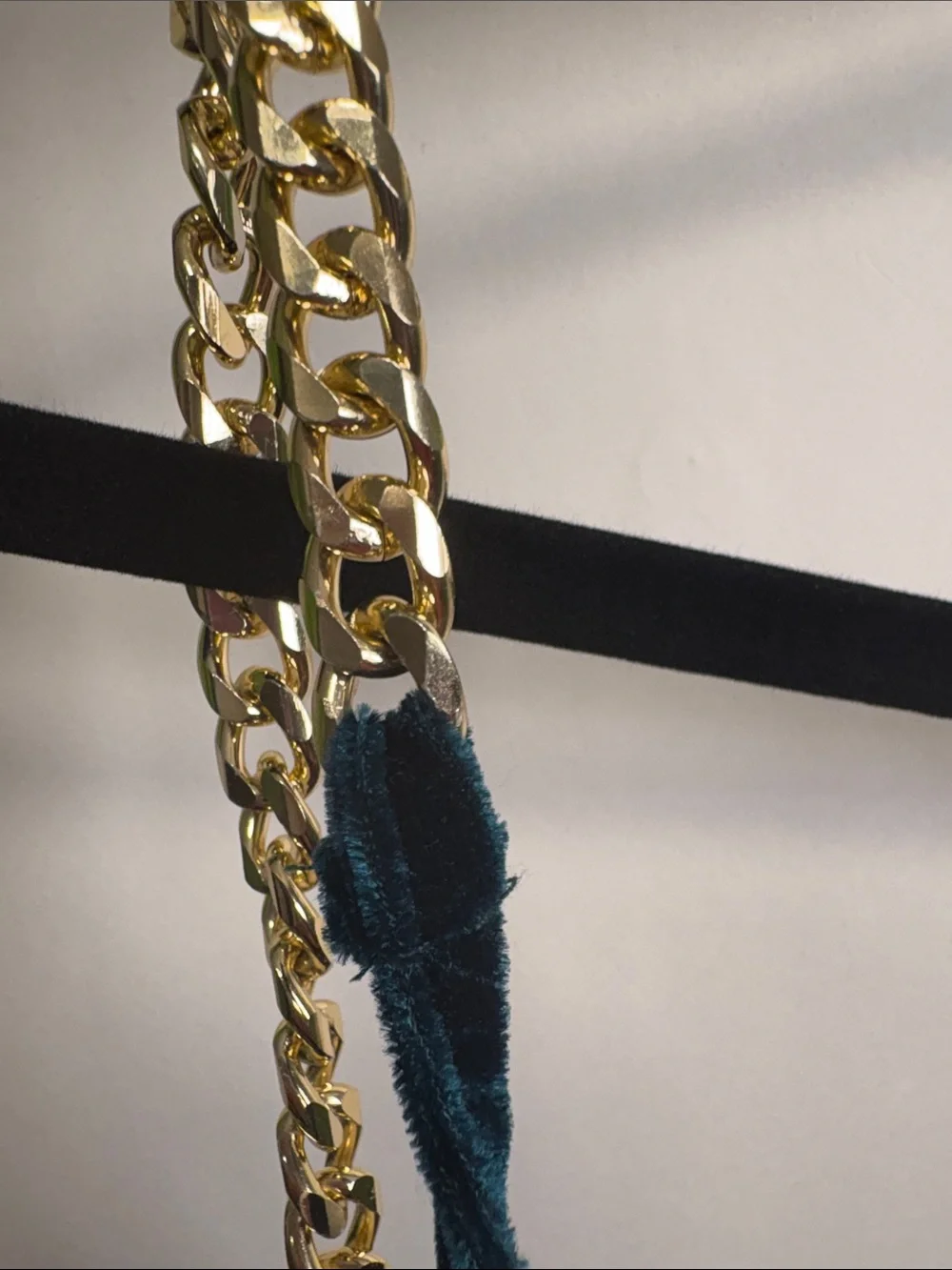 Cider Teal Velvet Draped Wide-Leg Jumpsuit - Picture 9 of 13